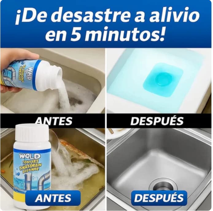 Wild Tornado® | Destapa Cañerías Rápido y Fácil